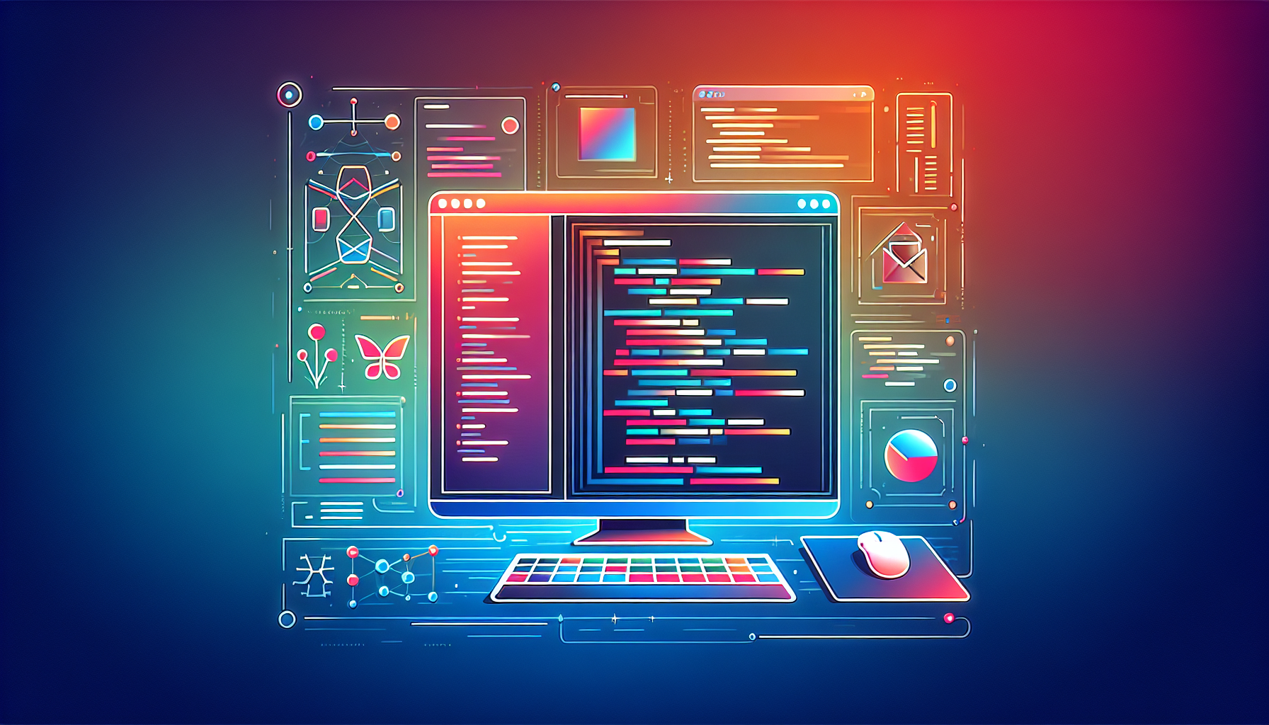 Grafika ilustrująca: ADK od Google łączy agentów AI z prawdziwymi narzędziami