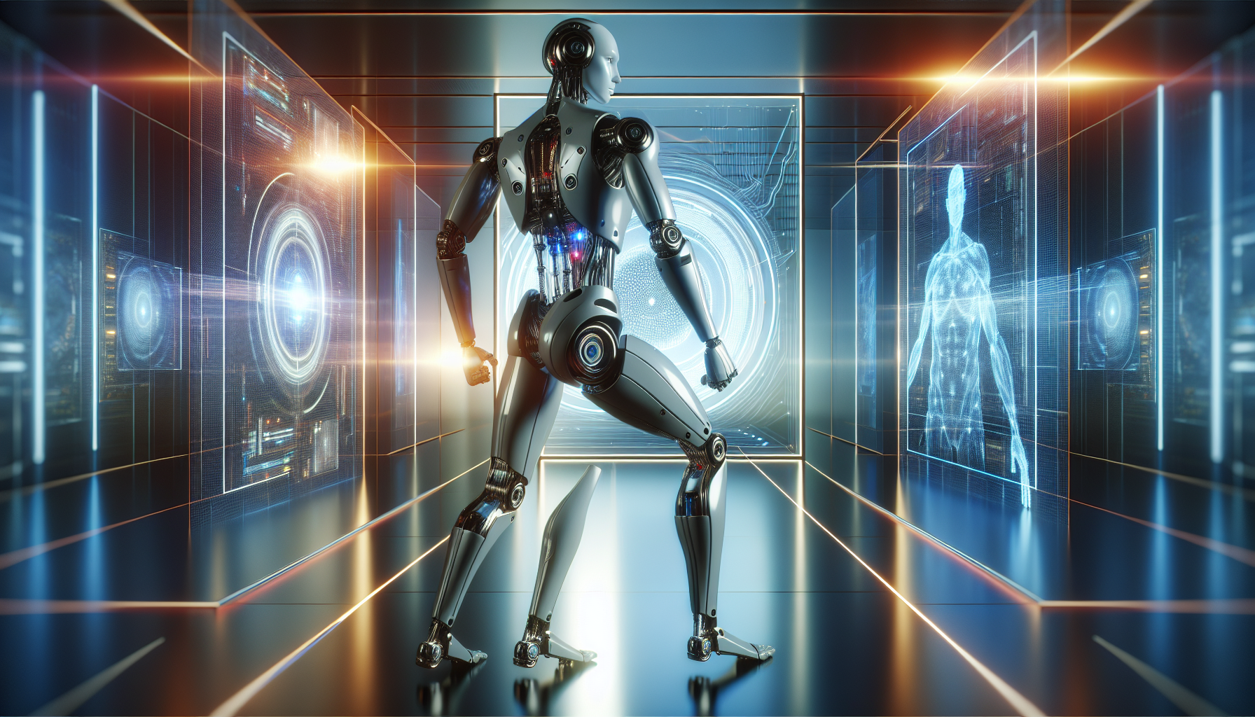 Grafika ilustrująca: Roboty walczą jak w filmie. Za wygraną dostajesz milion dolarów