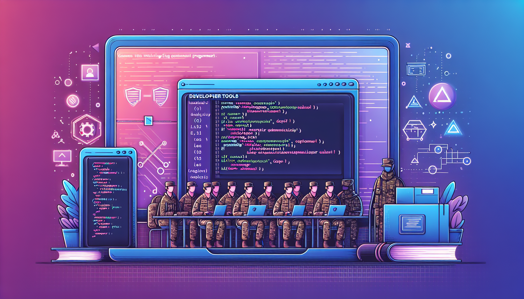 Grafika ilustrująca: Jak trenować AI bez armii programistów? AWS pokazuje nowy sposób