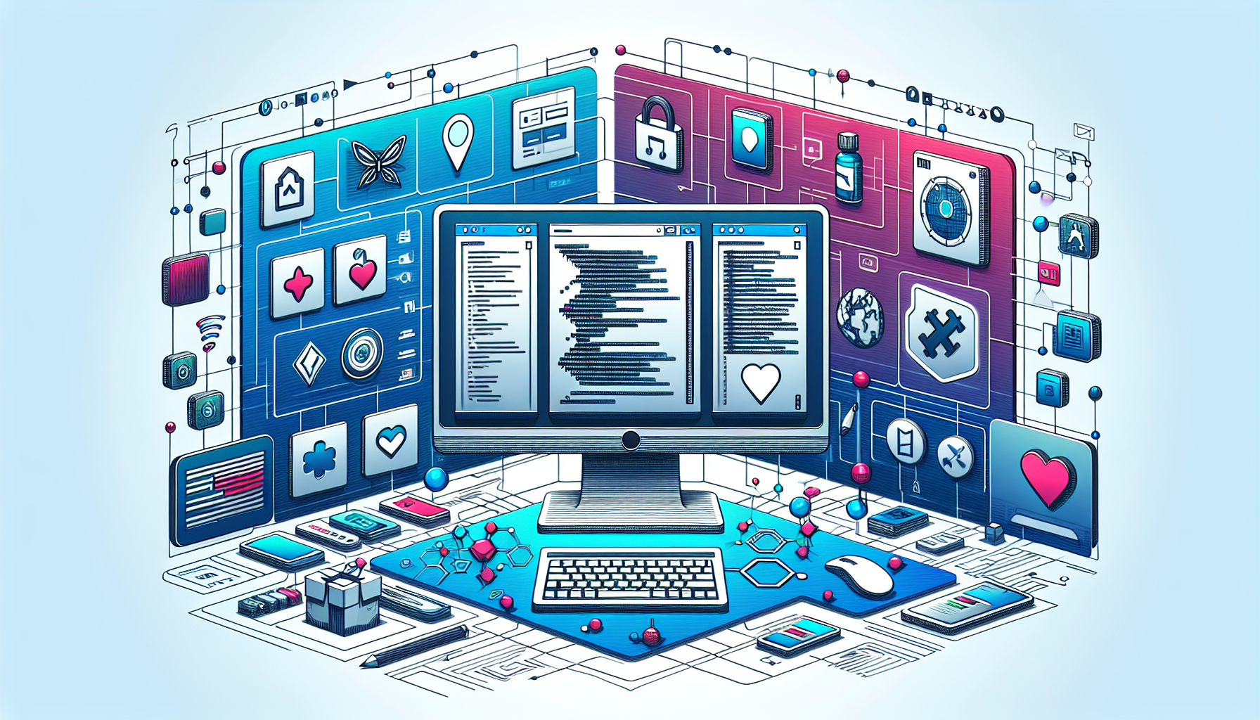 Grafika ilustrująca: Alibaba Health pokazuje Hydrogen Ion – asystenta AI dla lekarzy