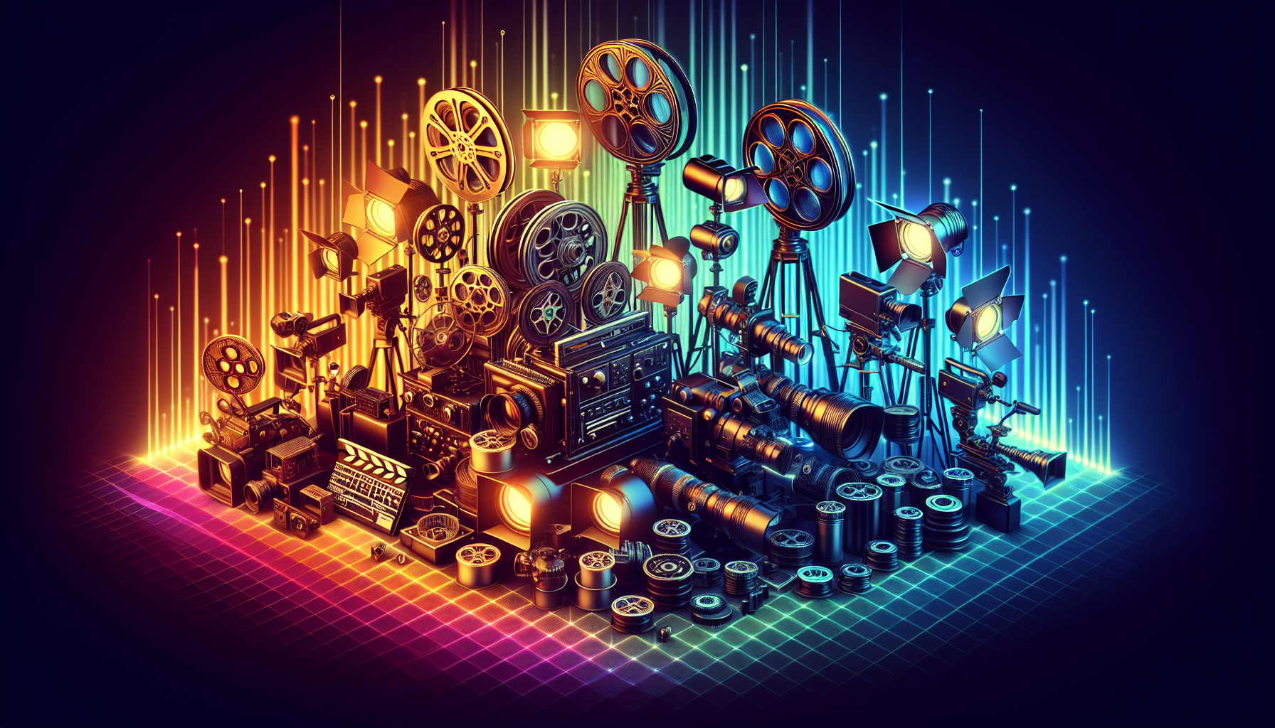 Grafika ilustrująca: Chiński AI generuje wideo za 20 milionów miesięcznie