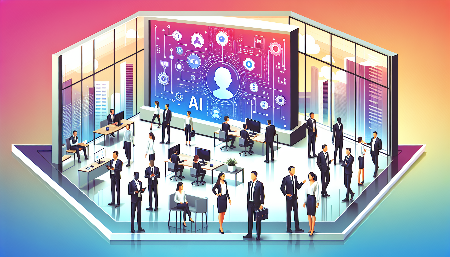 Grafika ilustrująca: Pierwsza firma LLM wchodzi na giełdę. To zmienia rynek AI