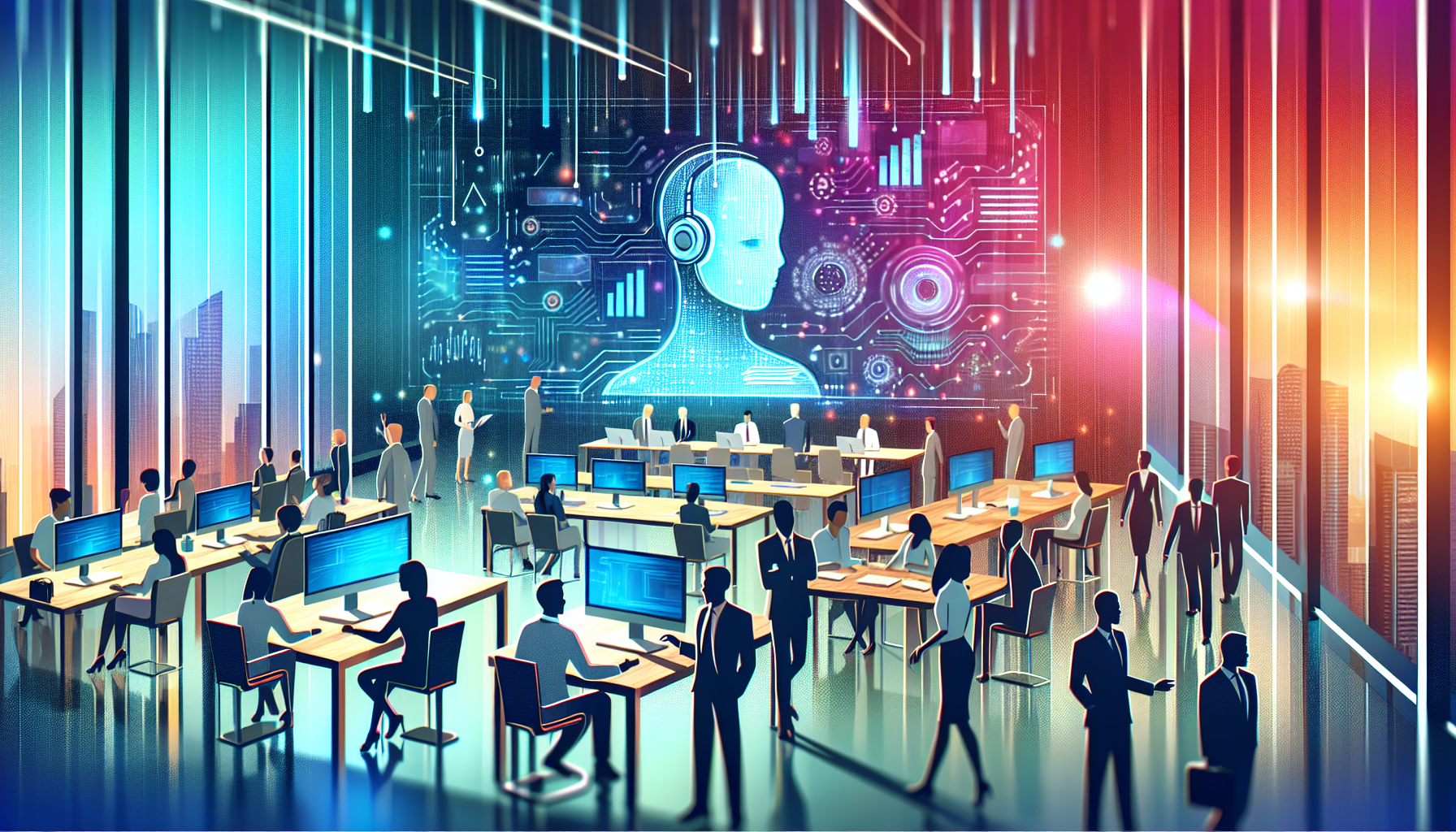 Grafika ilustrująca: Zhipu AI debiutuje na giełdzie jako pierwsza spółka publiczna z AGI w centrum strategii