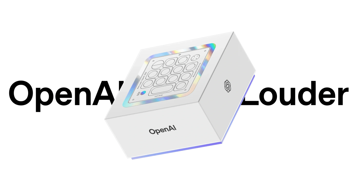 OpenAI wypuszcza hardware. Ale nie ten, o którym myślisz