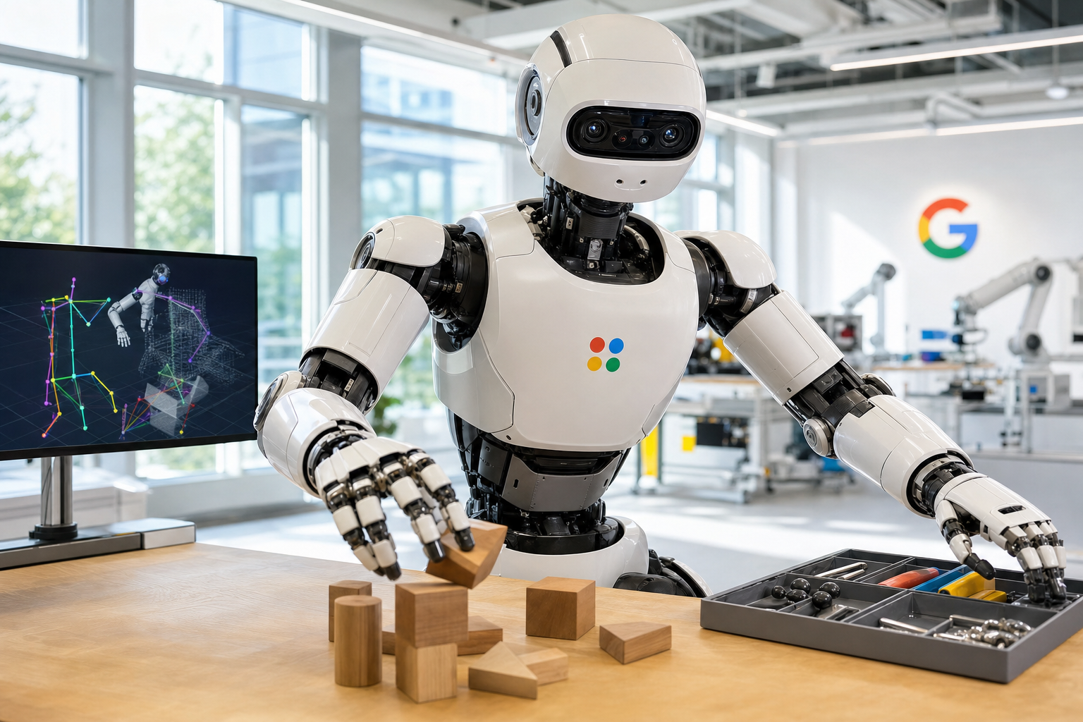 Gemini 2 steruje całym ciałem robota. Nie tylko rękami