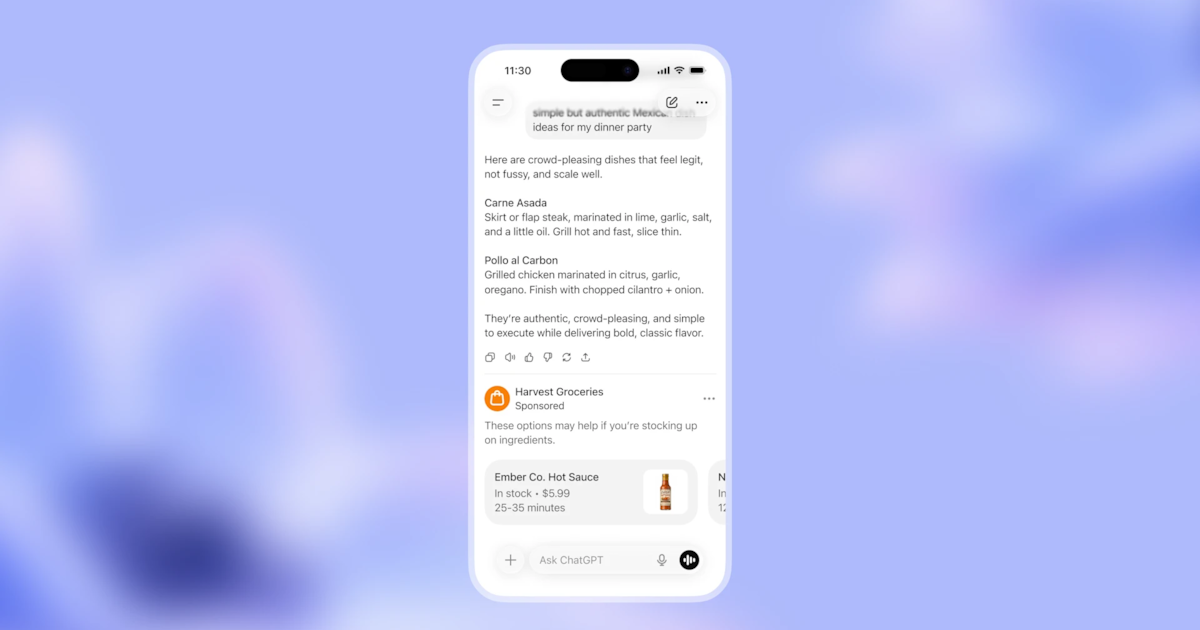 OpenAI wprowadza reklamy do ChatGPT. Co z Twoimi danymi?