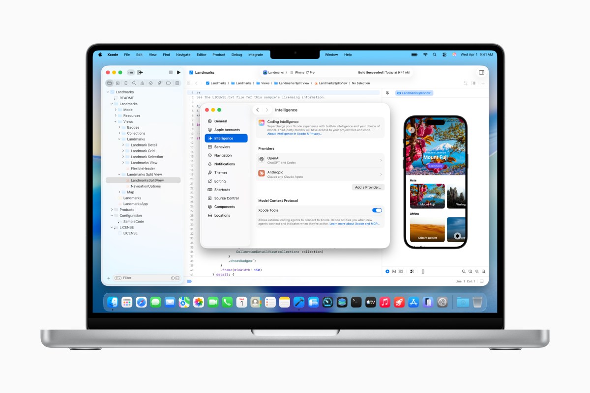 Apple wbudowało agentów AI w Xcode. Kod pisze się teraz sam