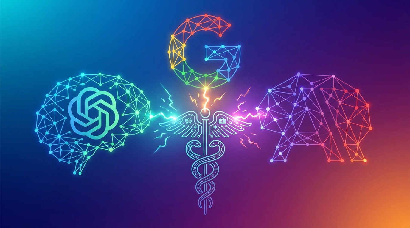 Ilustracja AI: OpenAI, Google i Anthropic walczą o medycynę. Ale żaden nie ma zgody - kategoria Tools