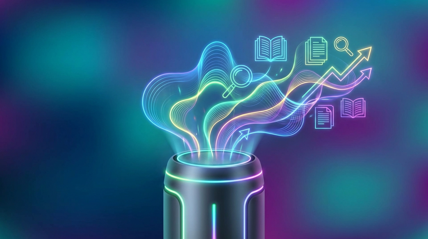 Ilustracja AI: Google Docs nauczy się czytać Ci dokumenty na głos dzięki Gemini - kategoria Audio