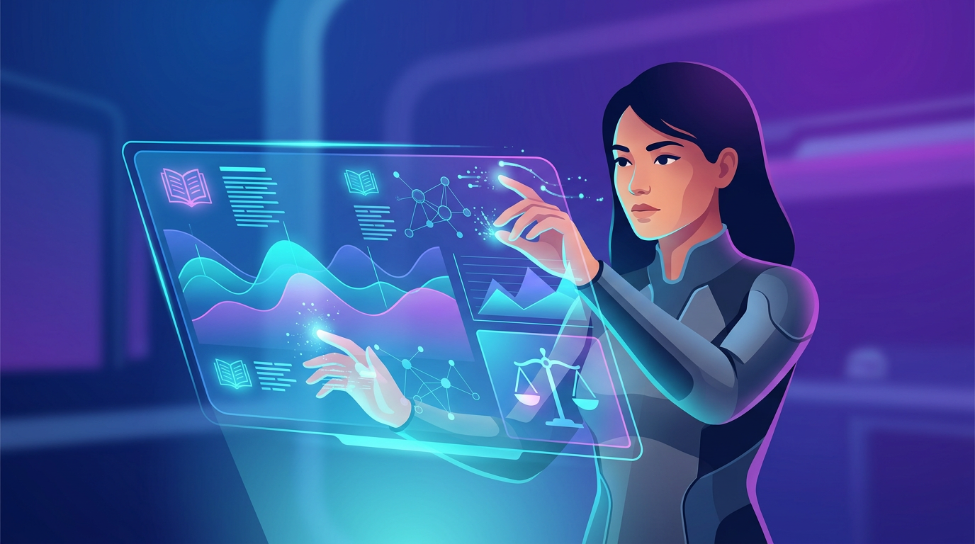 Grafika ilustrująca: Jak pisać pracę dyplomową z pomocą AI (etycznie i skutecznie)