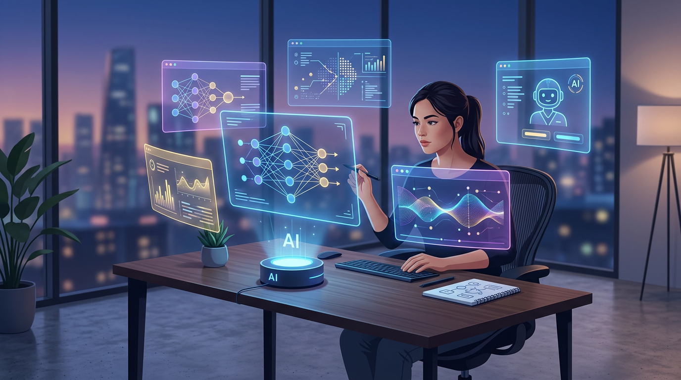 Grafika ilustrująca: Jak nauczyć AI rozumieć głębię obrazu? Przewodnik po Depth Anything V2