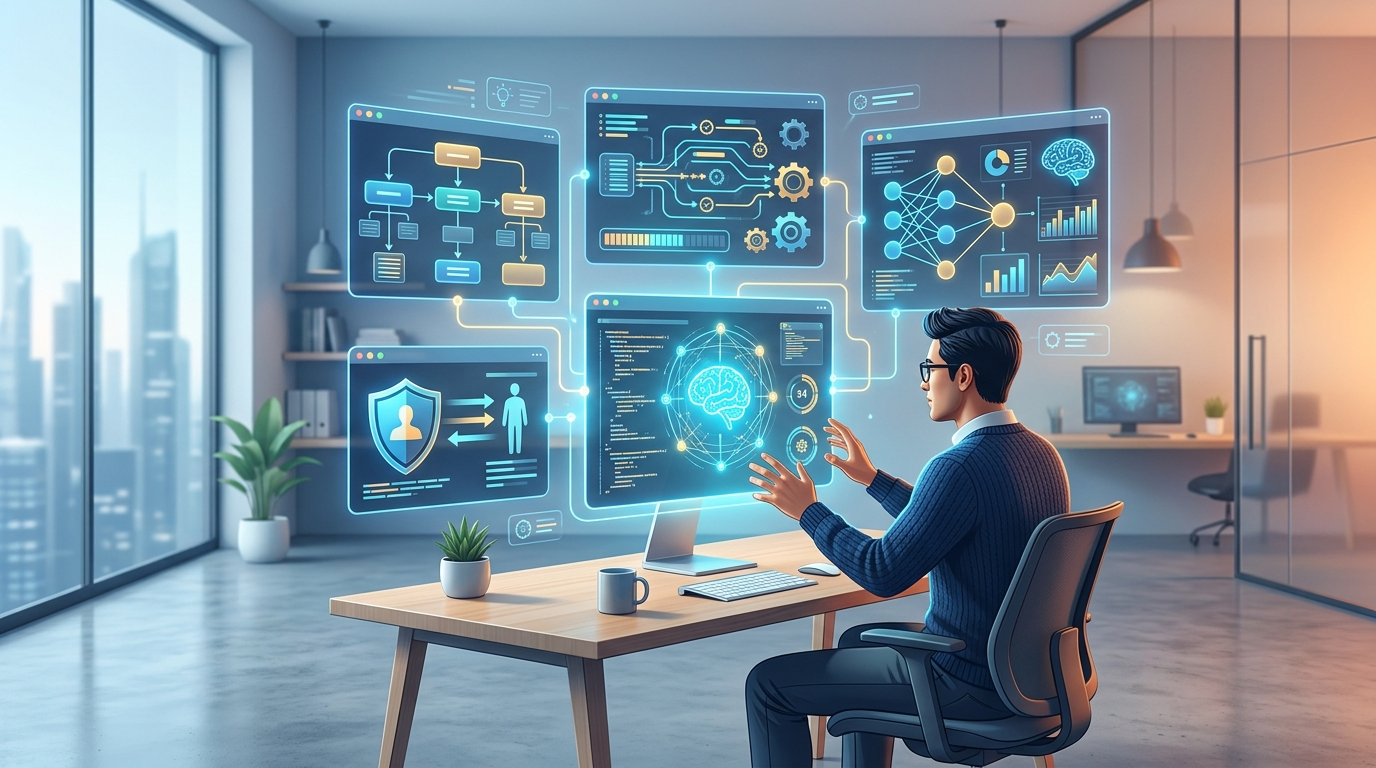 Grafika ilustrująca: Jak budować rozwiązania uczenia maszynowego z odpowiedzialną AI