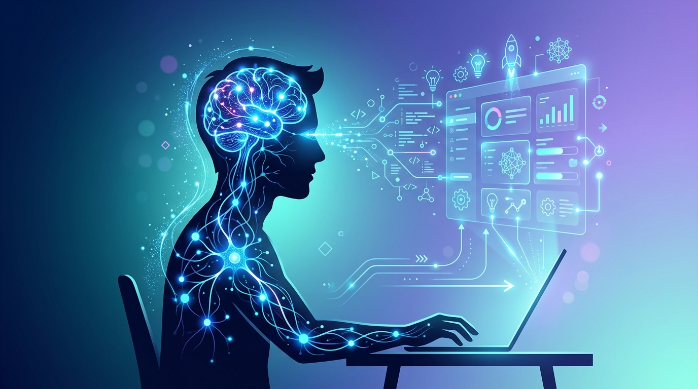 Grafika ilustrująca: Jak uruchomić aplikację webową z modelem ML – przewodnik krok po kroku