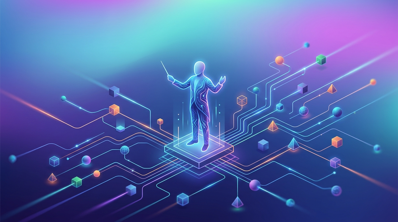 Grafika ilustrująca: Conductor: Google uczy AI pamiętać o kontekście projektu