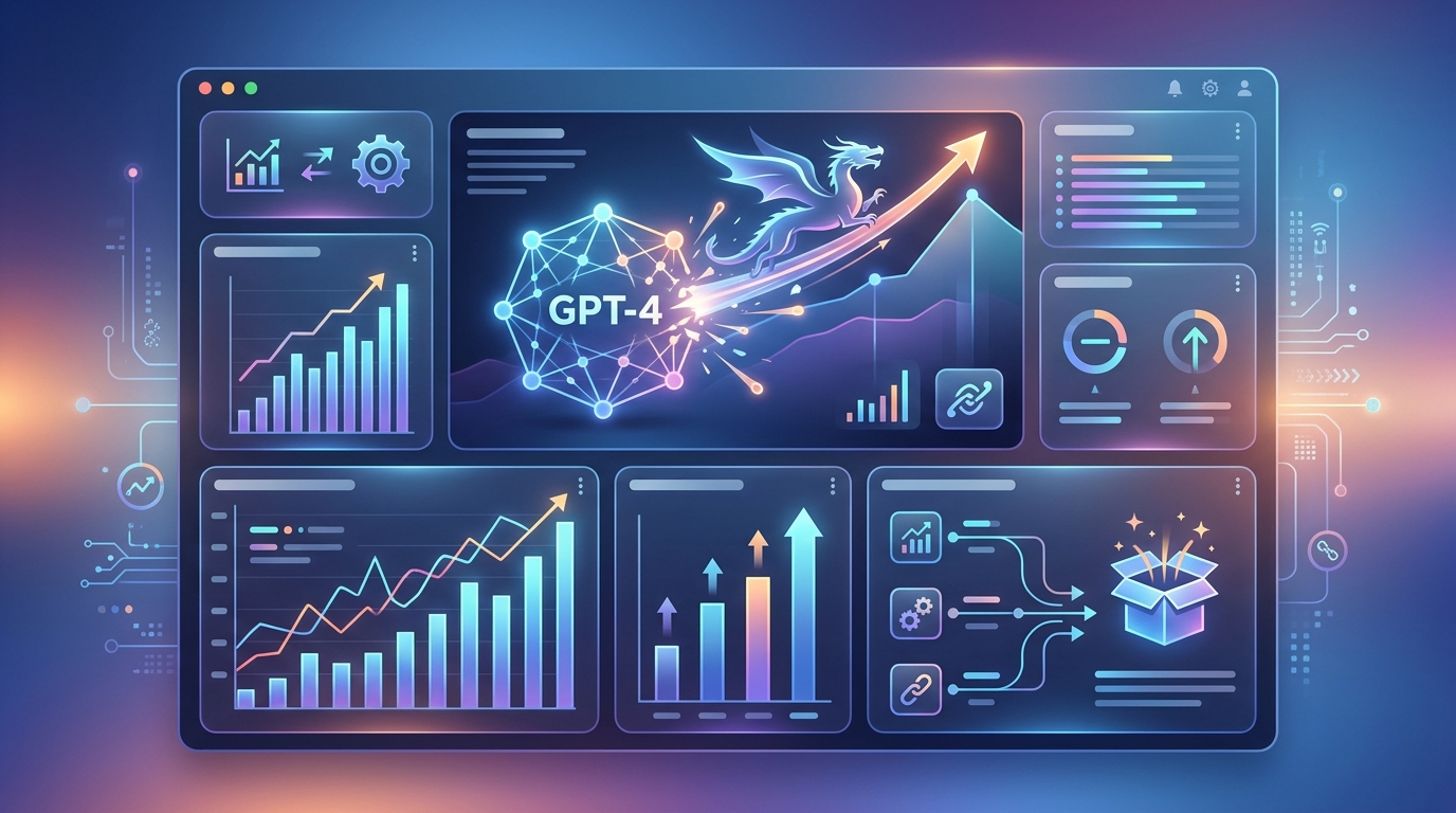 Grafika ilustrująca: Chiński model AI pokonał GPT-4o. I jest za darmo