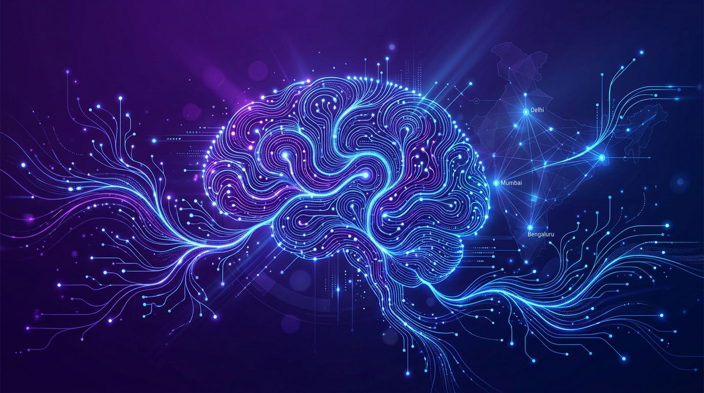 Grafika ilustrująca: OpenAI i Tata budują infrastrukturę AI w Indiach