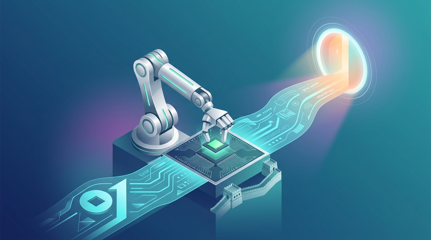 Grafika ilustrująca: Chiny otwierają pierwszy kierunek studiów dla robotów humanoidalnych