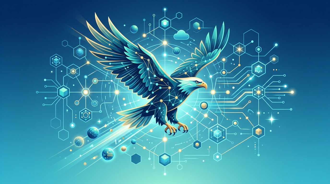Grafika ilustrująca: AWS przyspiesza AI 2,5x. EAGLE zmienia zasady gry