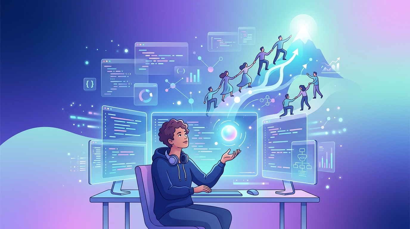 Grafika ilustrująca: Indie liderem AI. Bo ludzie chcą się uczyć, nie udawać
