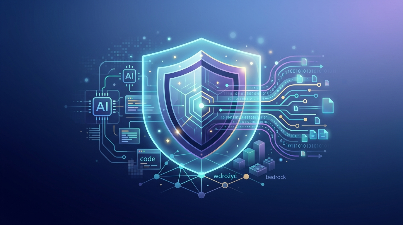 Grafika ilustrująca: Claude Code w Bedrocku – jak wdrożyć AI bez bólu głowy?