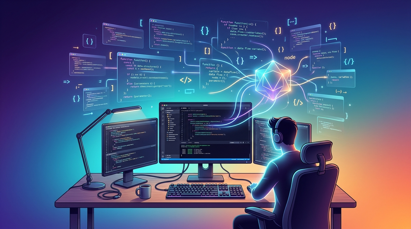 Grafika ilustrująca: Jules – autonomiczny asystent AI dla Gemini CLI