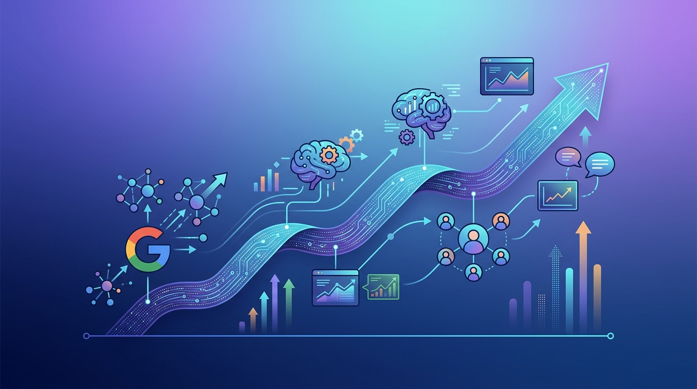 Grafika ilustrująca: Google ADK dostaje symulację użytkowników napędzaną przez LLM