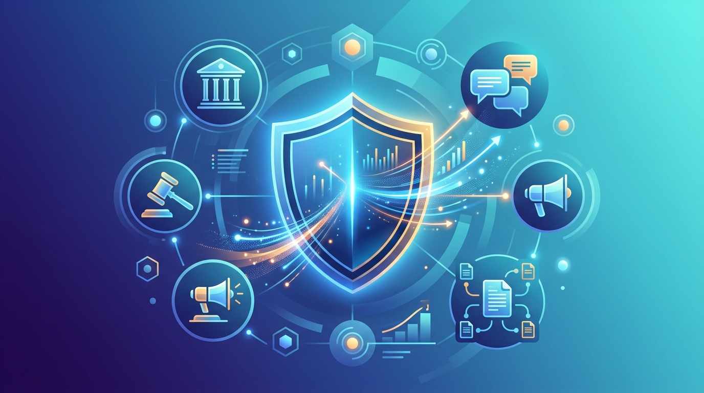 Grafika ilustrująca: AI w sądzie: 7 głośnych spraw z 2025 roku