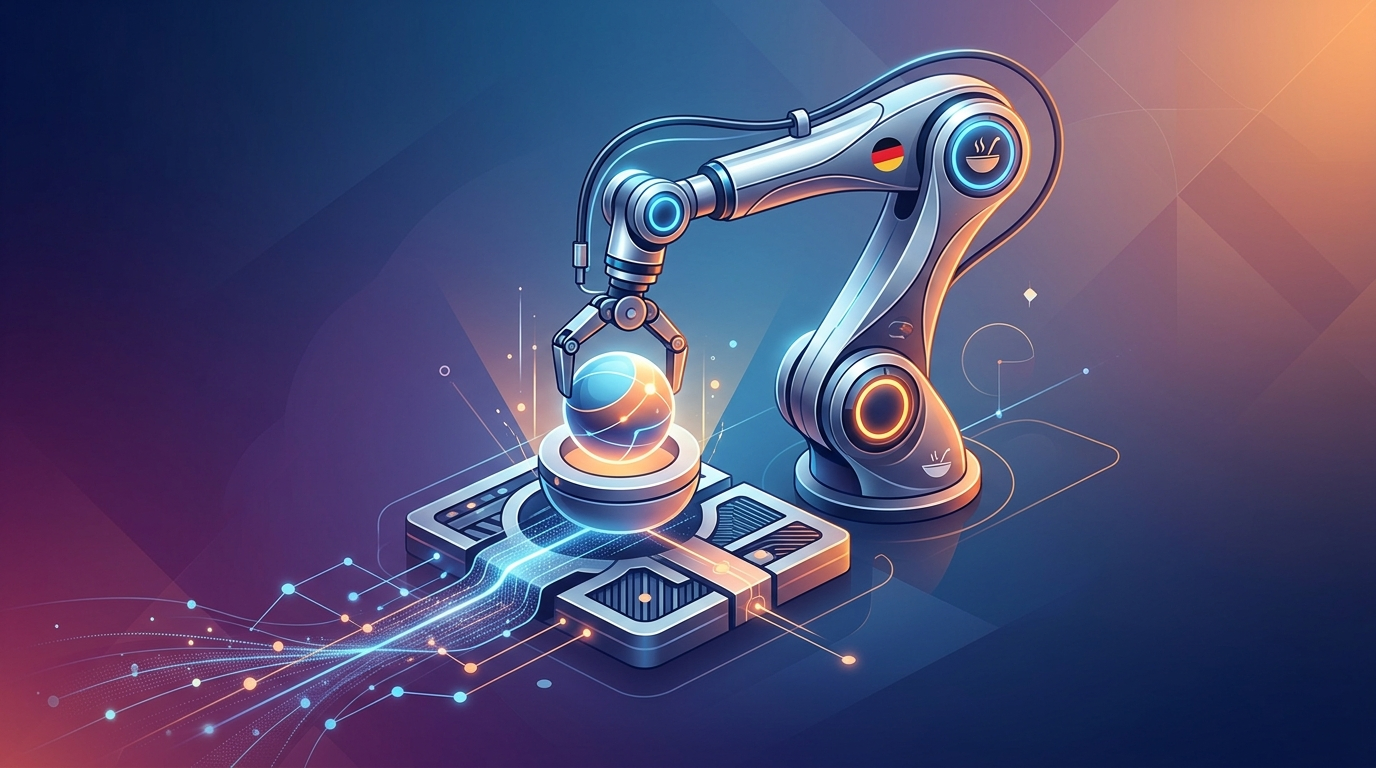 Grafika ilustrująca: Zuppa i niemiecki startup łączą siły w AI swarm intelligence