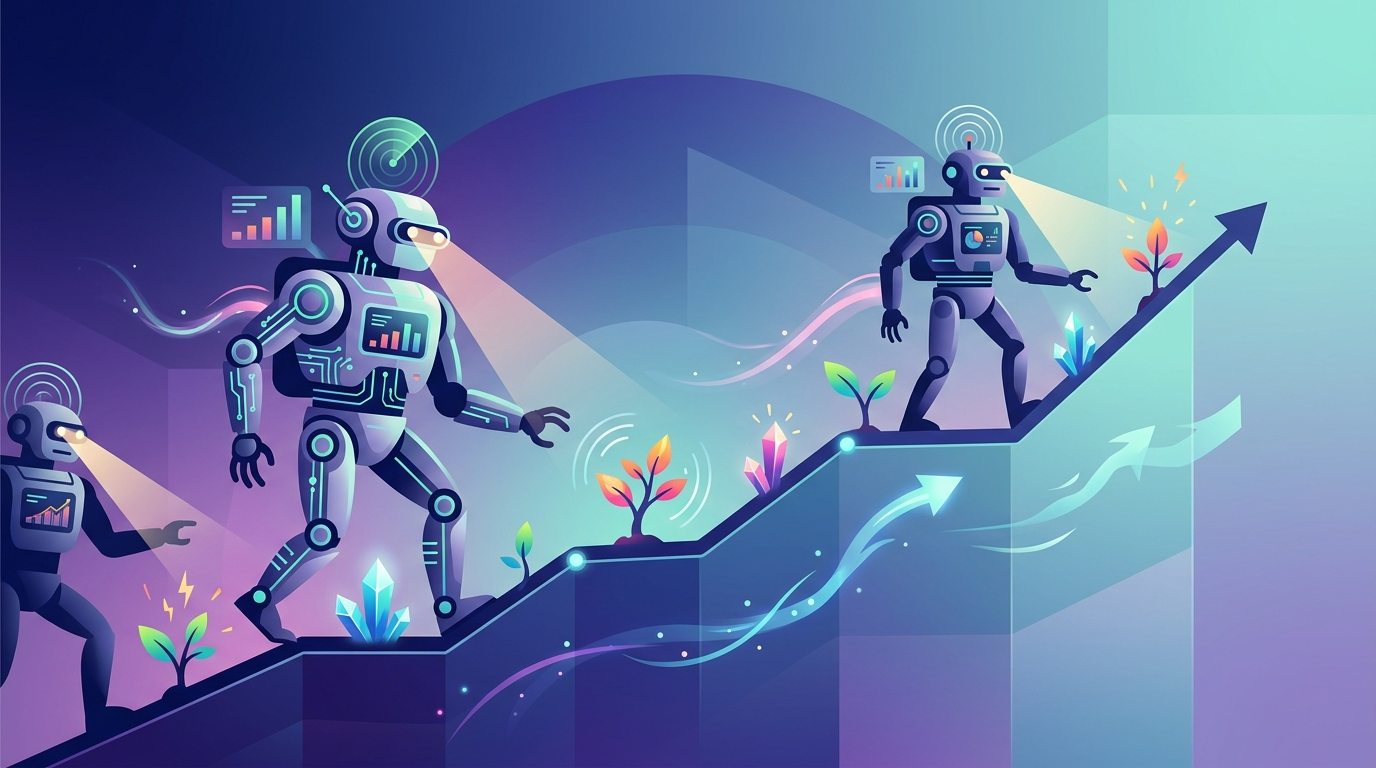 Grafika ilustrująca: Giganci technologiczni polują na startupy AI. 8 głośnych przejęć