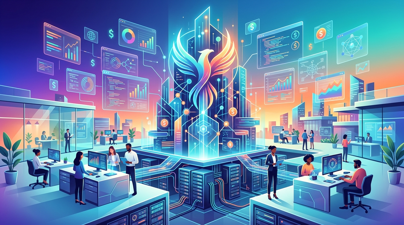 Grafika ilustrująca: Majestic Labs z 100 mln dolarów na serwery AI nowej generacji