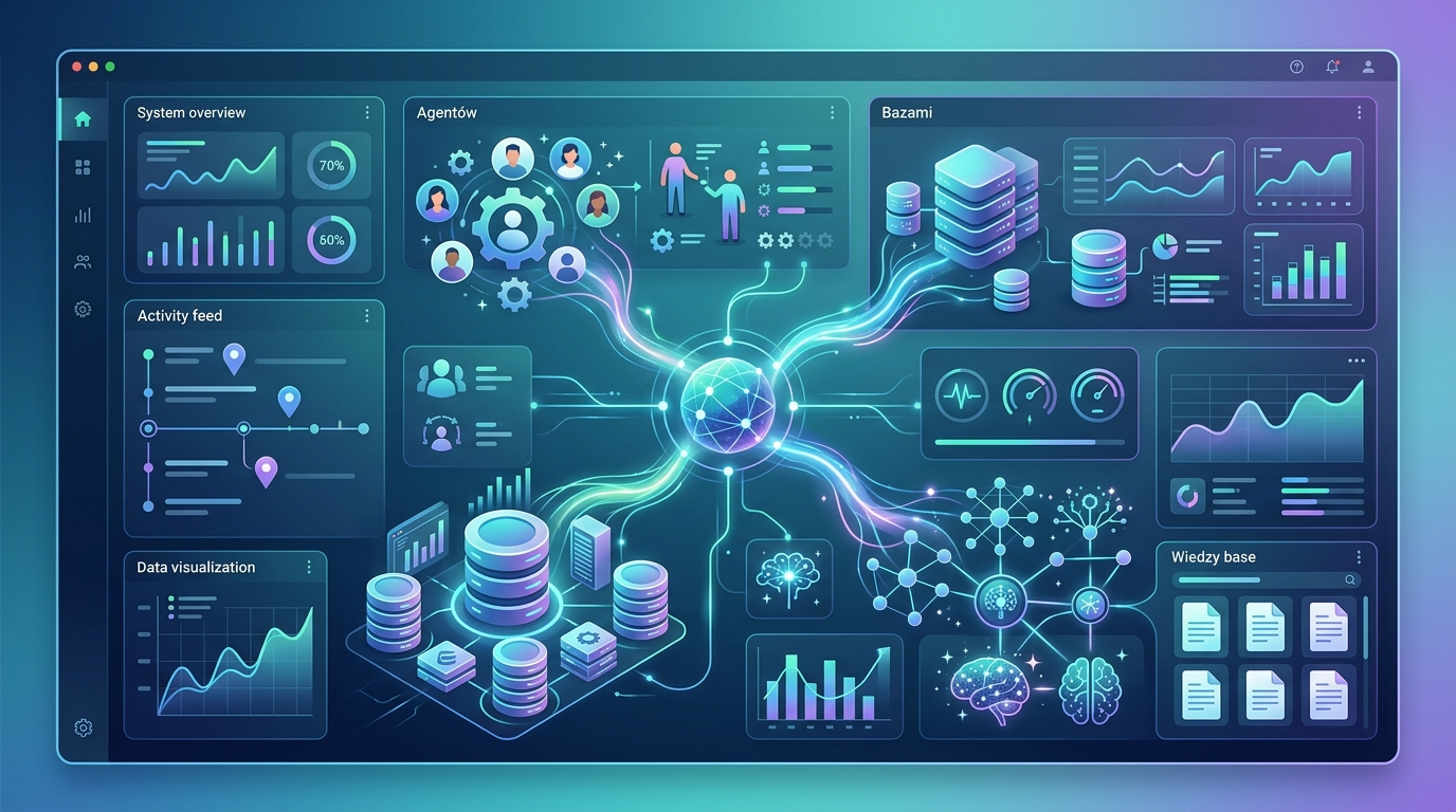 Grafika ilustrująca: AWS łączy agentów AI z bazami wiedzy między kontami