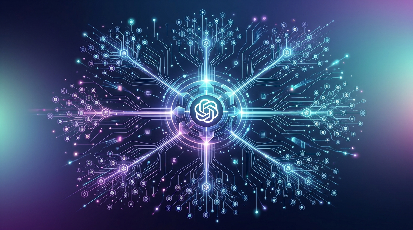 Grafika ilustrująca: OpenAI ma milion klientów biznesowych. To rekord