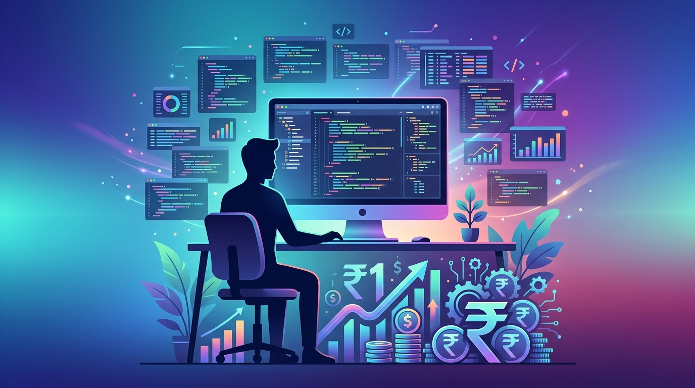 Grafika ilustrująca: Indie stawiają 600 crore rupii na Deep Tech Decade