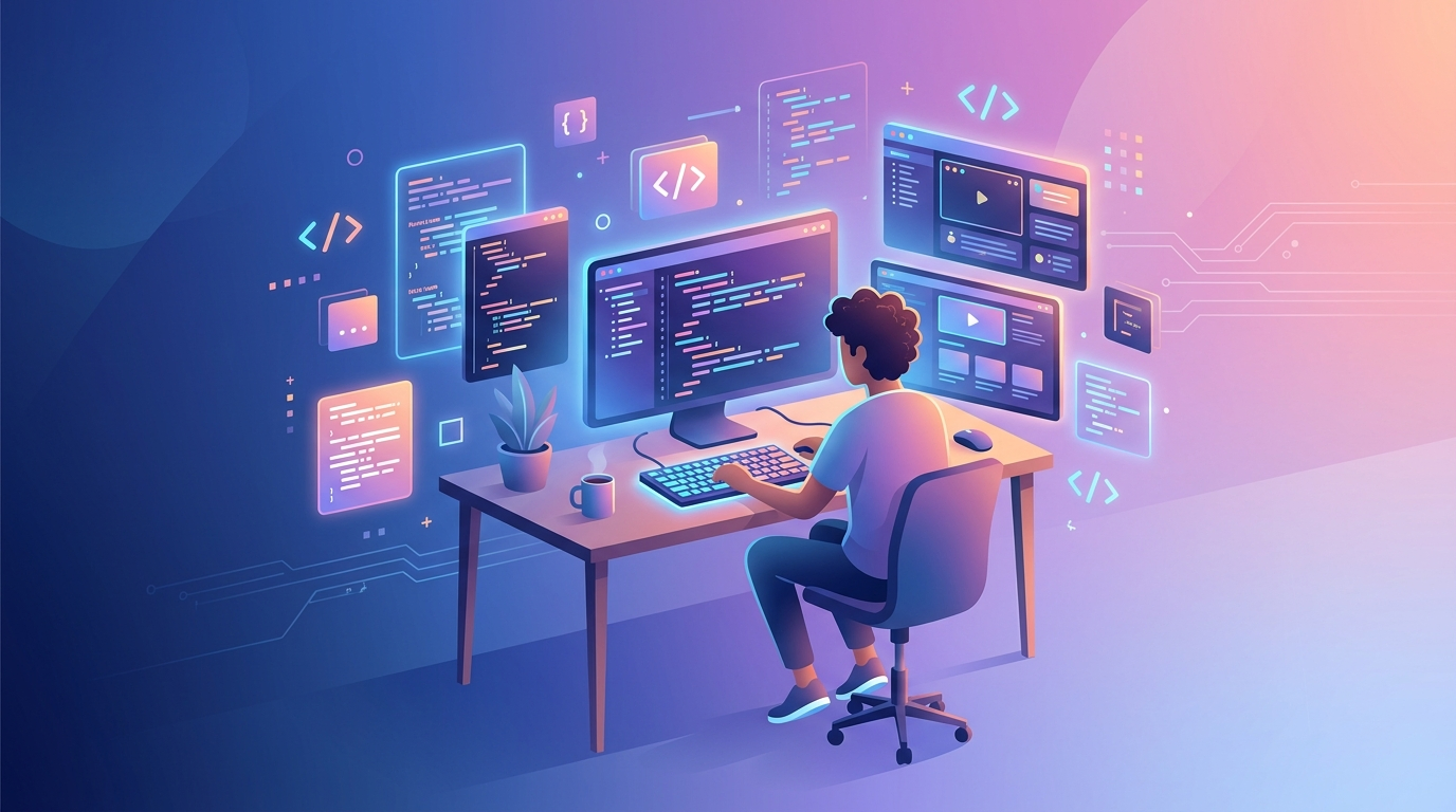 Grafika ilustrująca: Indie udostępniają 7 darmowych kursów AI. Sprawdź ofertę