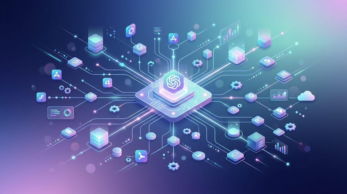 Grafika ilustrująca: Mira Murati prezentuje Tinker – narzędzie dla badaczy AI