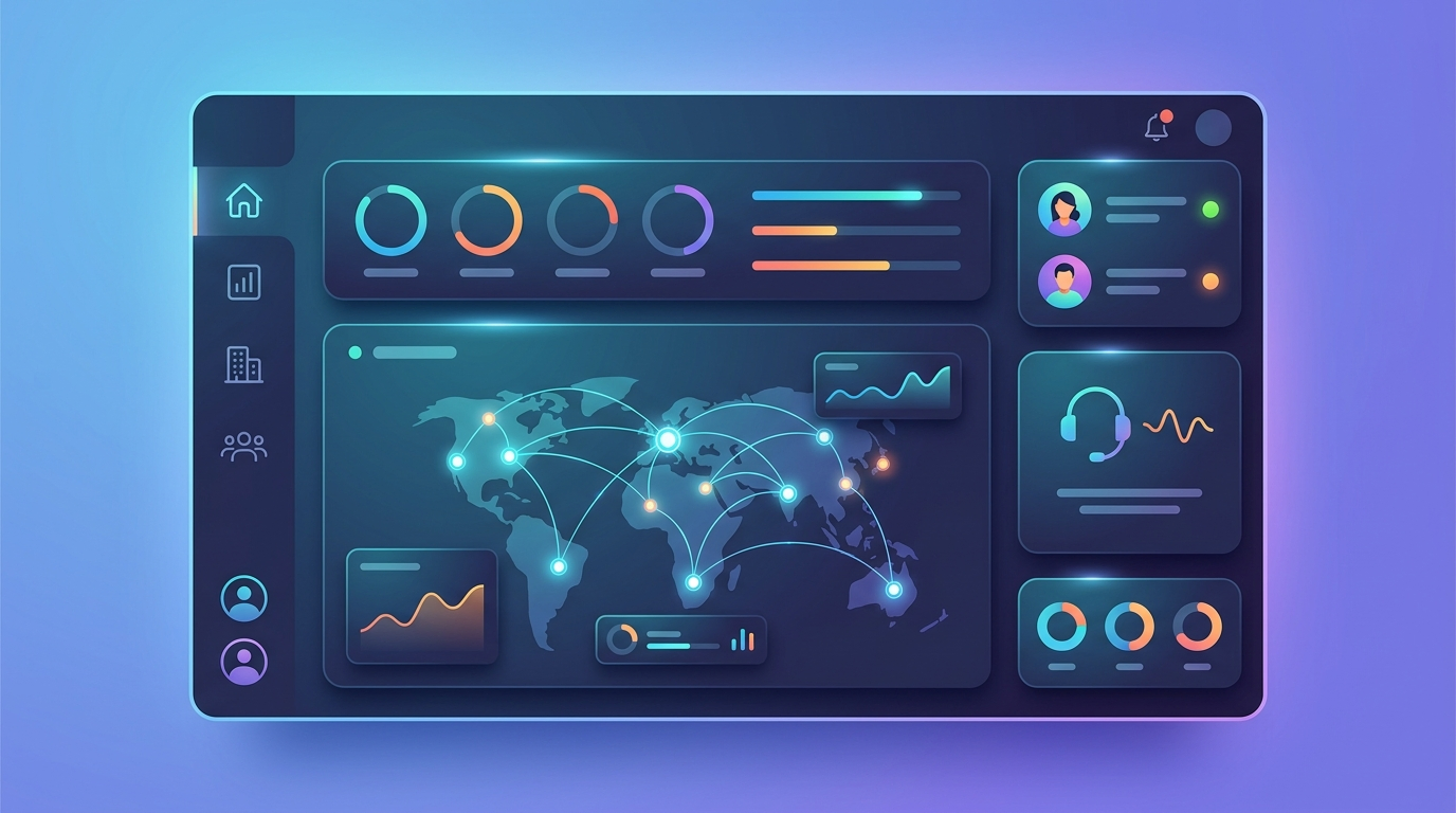 Grafika ilustrująca: Tata i NiCE budują contact center na AI i agentach