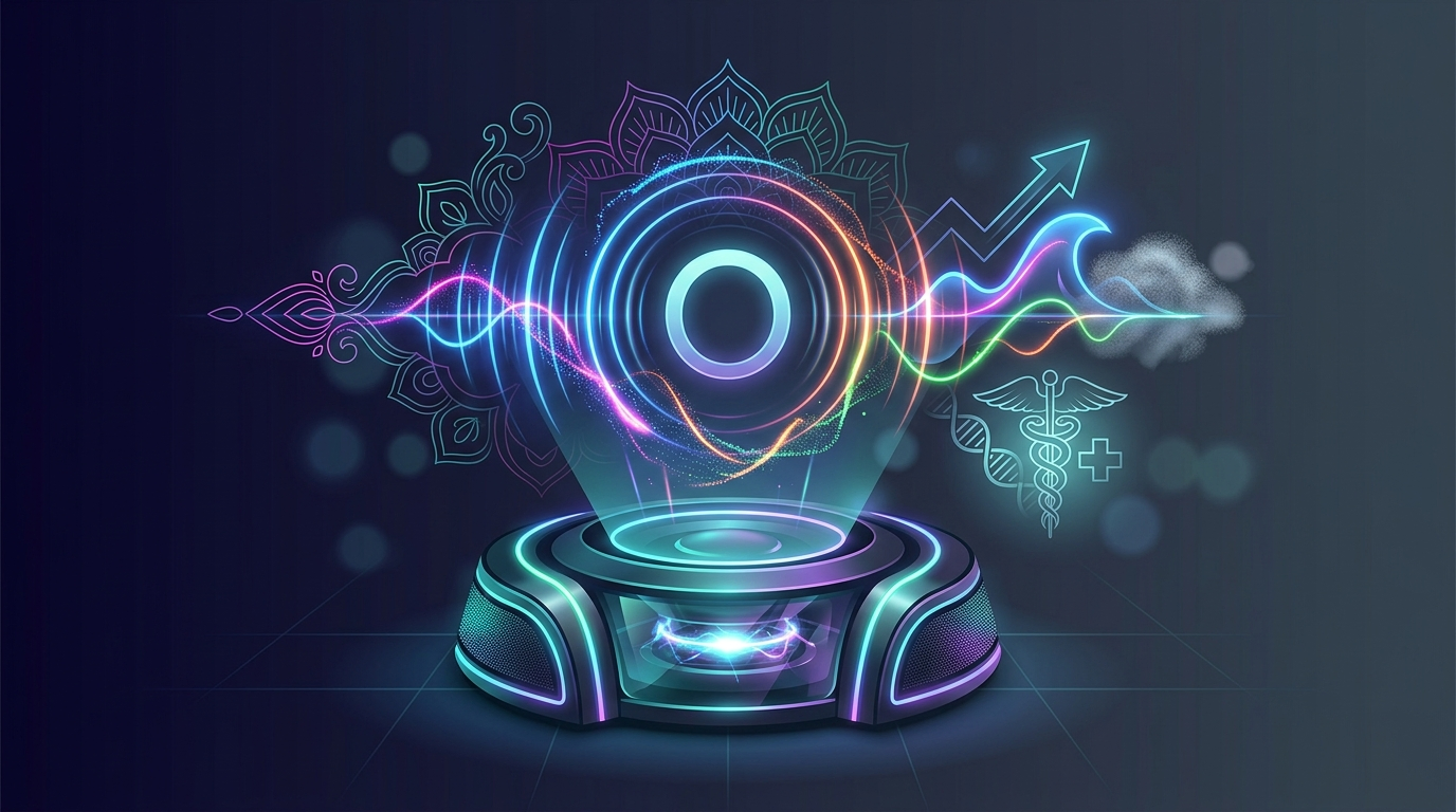 Grafika ilustrująca: Indyjski Zero STT Med pokonuje Whispera w medycznej transkrypcji