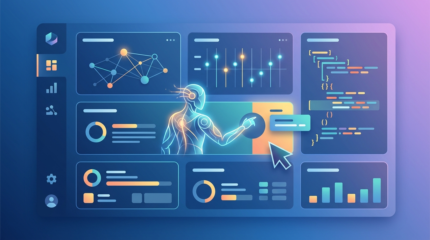 Grafika ilustrująca: Copilot, Cursor czy Claude Code? Który asystent kodowania wybrać