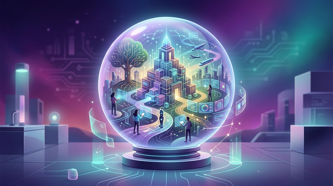 Grafika ilustrująca: Jak budować systemy z dużymi modelami językowymi – 7 wzorców