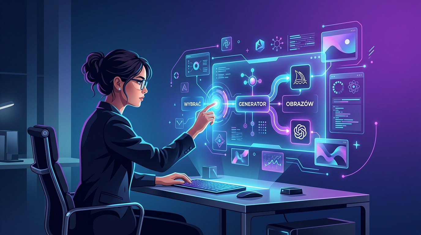 Grafika ilustrująca: Jak wybrać generator obrazów AI: Midjourney, DALL-E czy Stable Diffusion