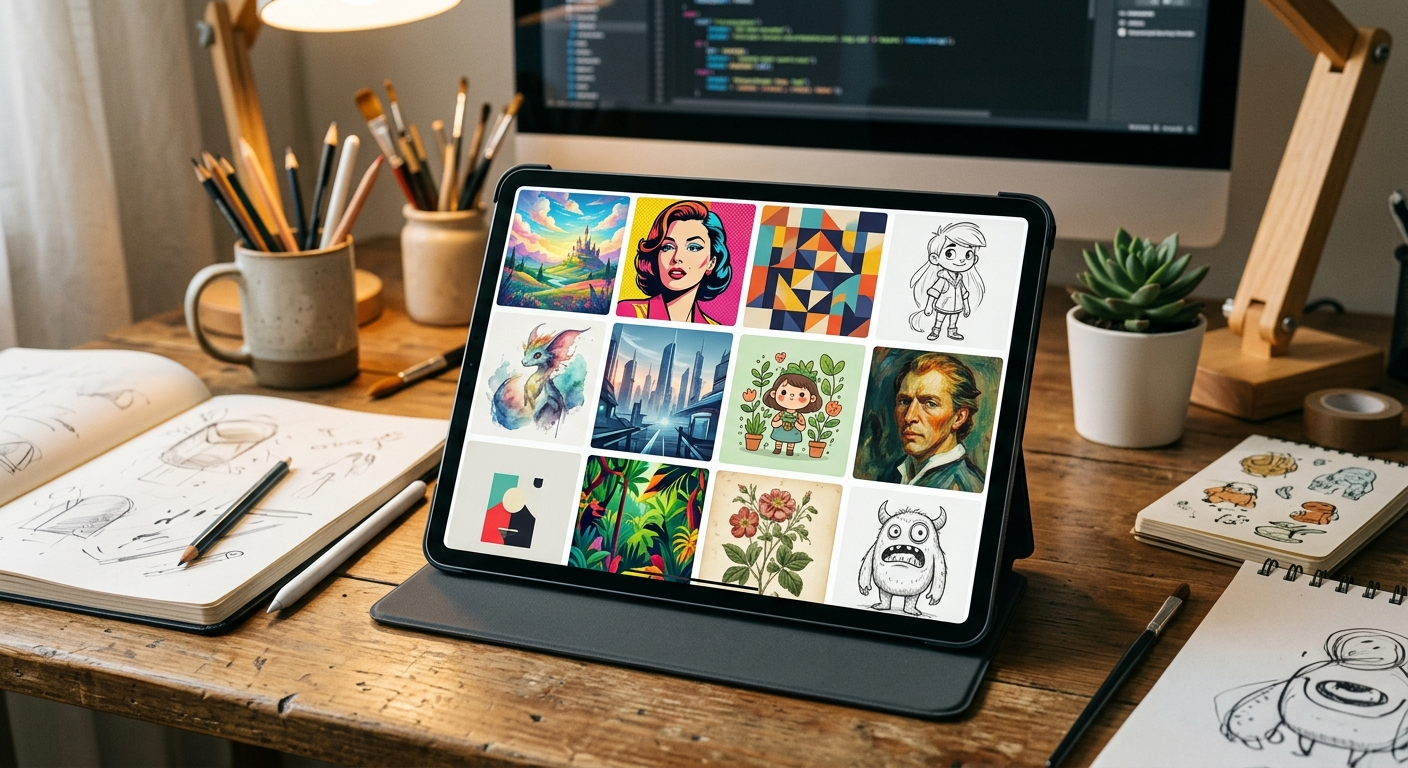 Przykłady obrazów z darmowych generatorów – jakość zbliżona do płatnych narzędzi