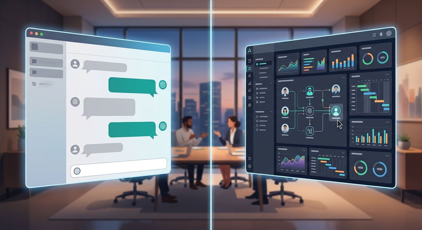 Różnica między narzędziem dla użytkowników indywidualnych a platformą korporacyjną