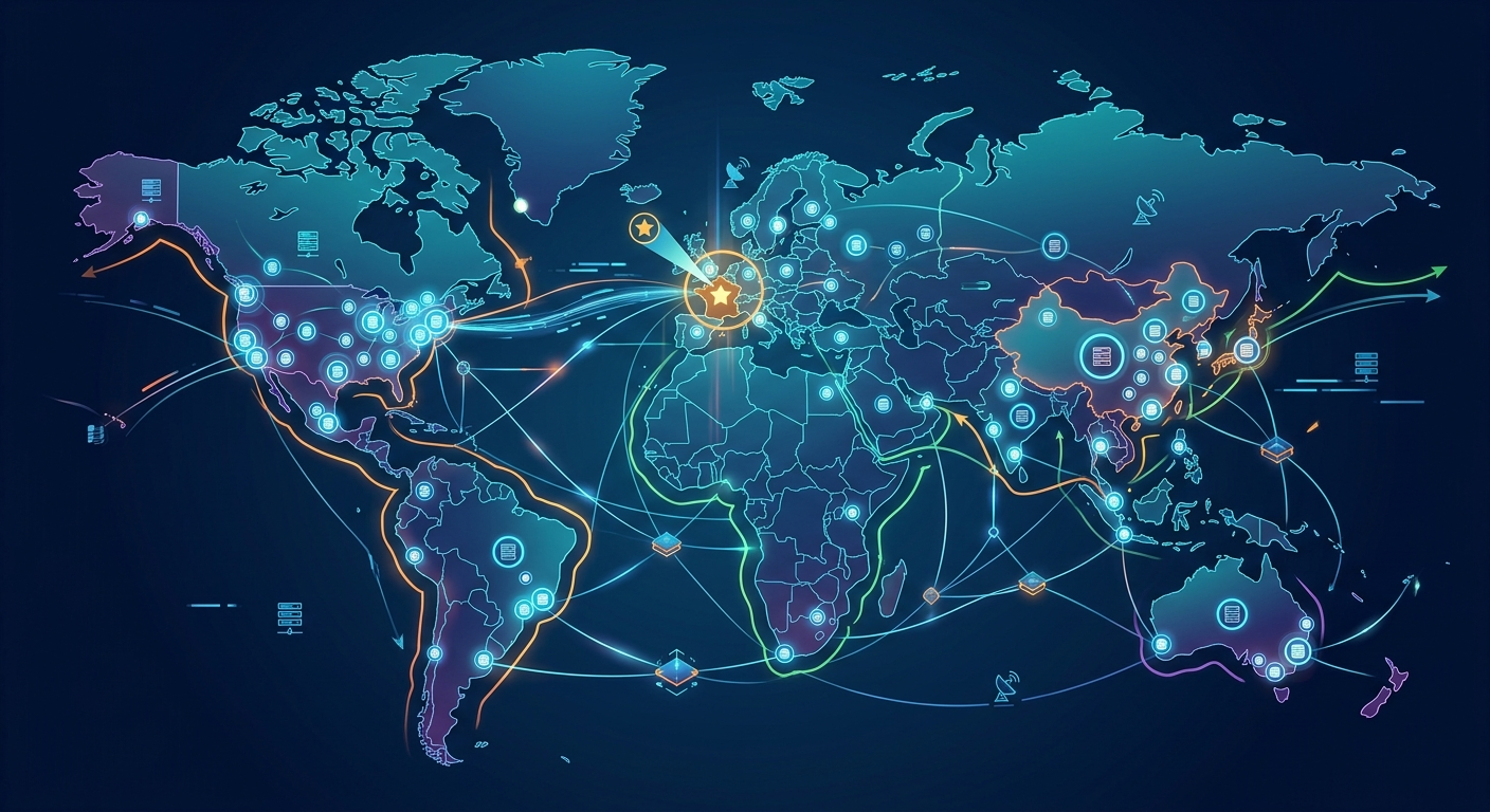 Globalna mapa infrastruktury AI — Europa buduje własne fundamenty