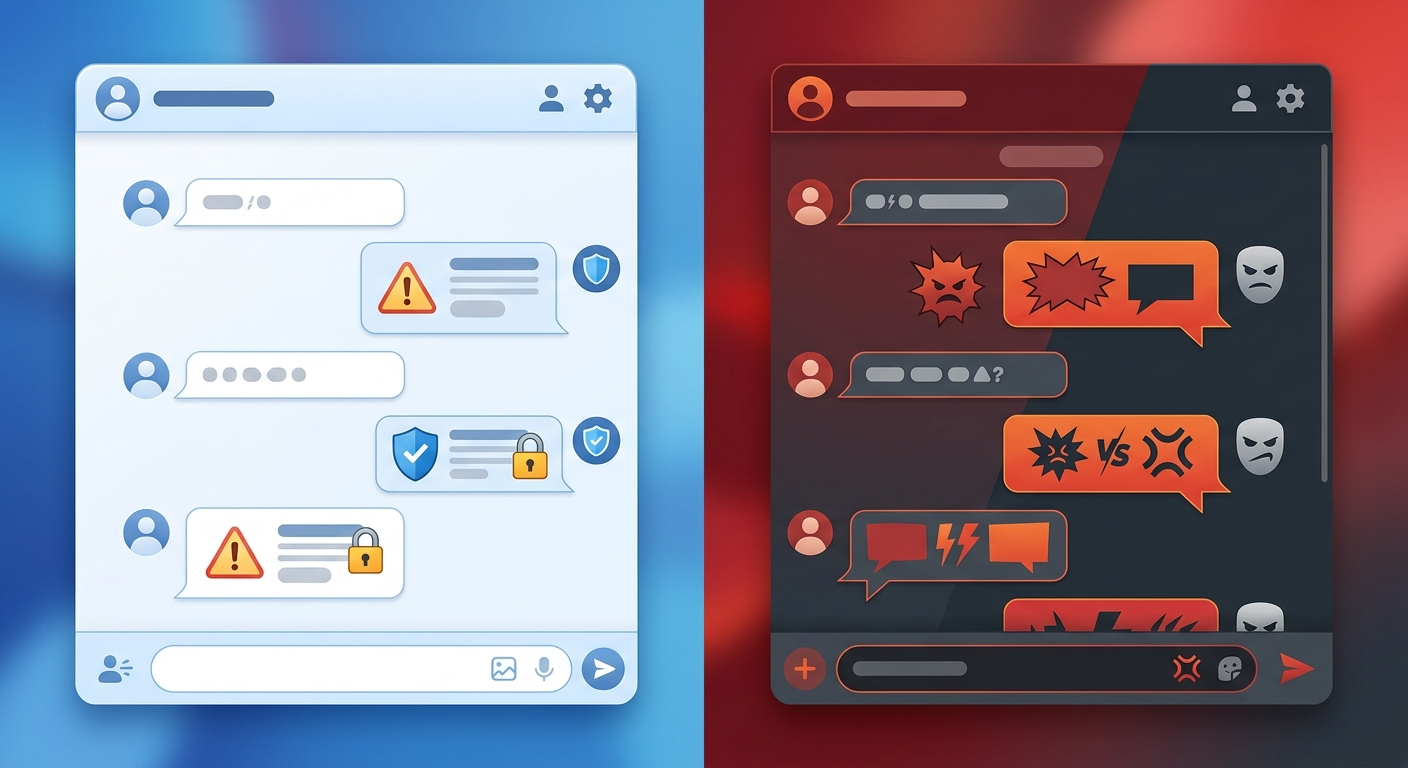 Przepaść między platformami w kwestii moderacji treści