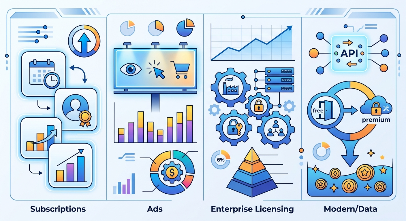 Modele monetyzacji AI – subskrypcje, reklamy i licencje enterprise