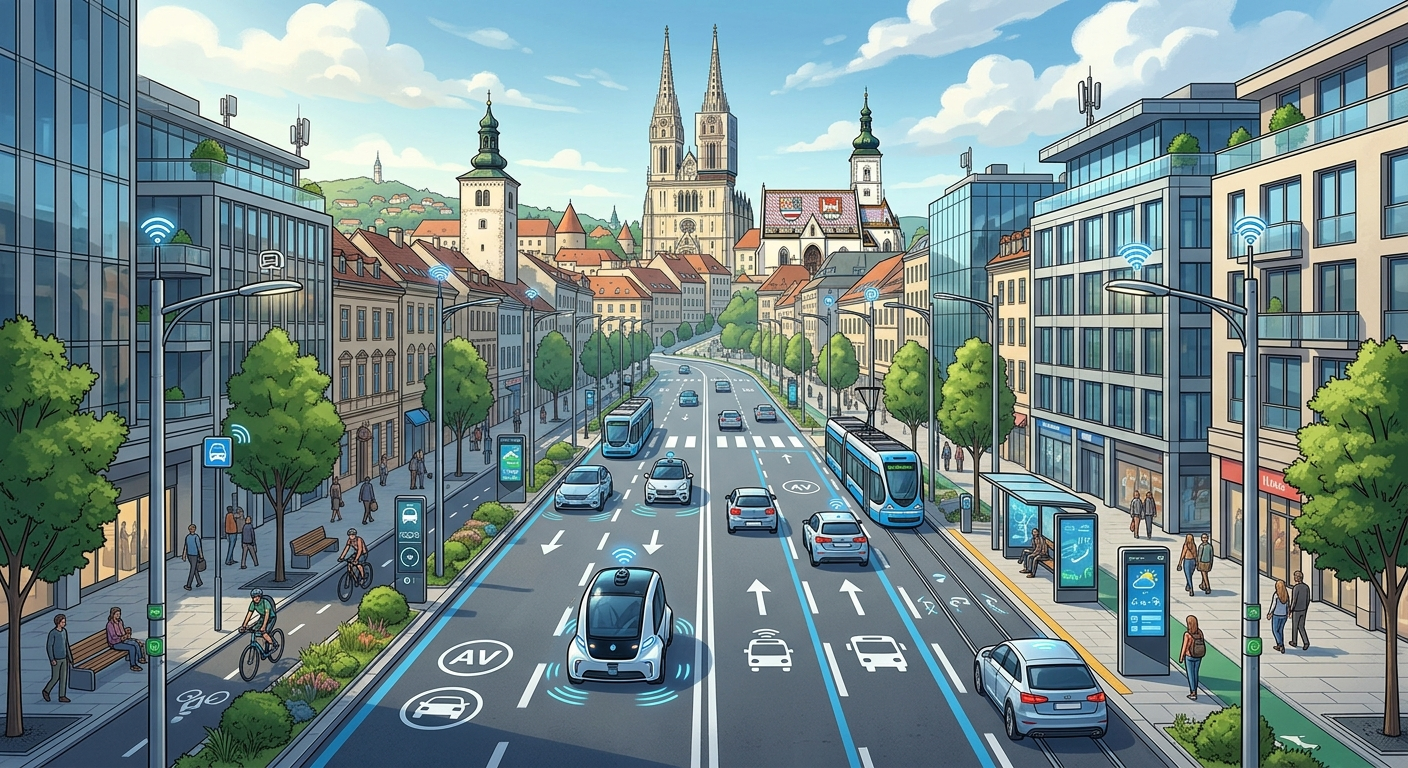Europejskie miasta muszą dostosować infrastrukturę do autonomicznych pojazdów – Zagrzeb może być pierwszym testem