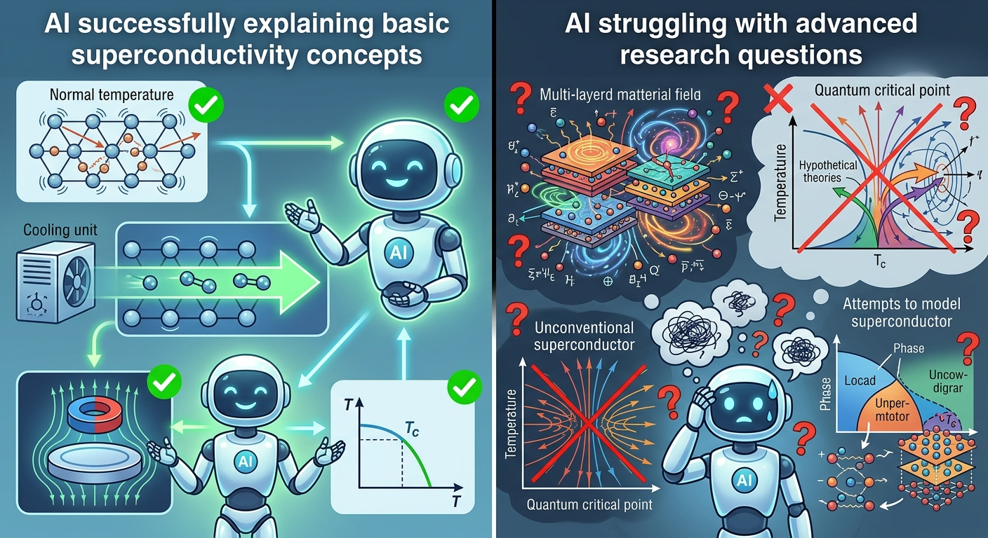 AI radzi sobie z podstawami, ale najnowsze odkrycia naukowe wciąż stanowią wyzwanie