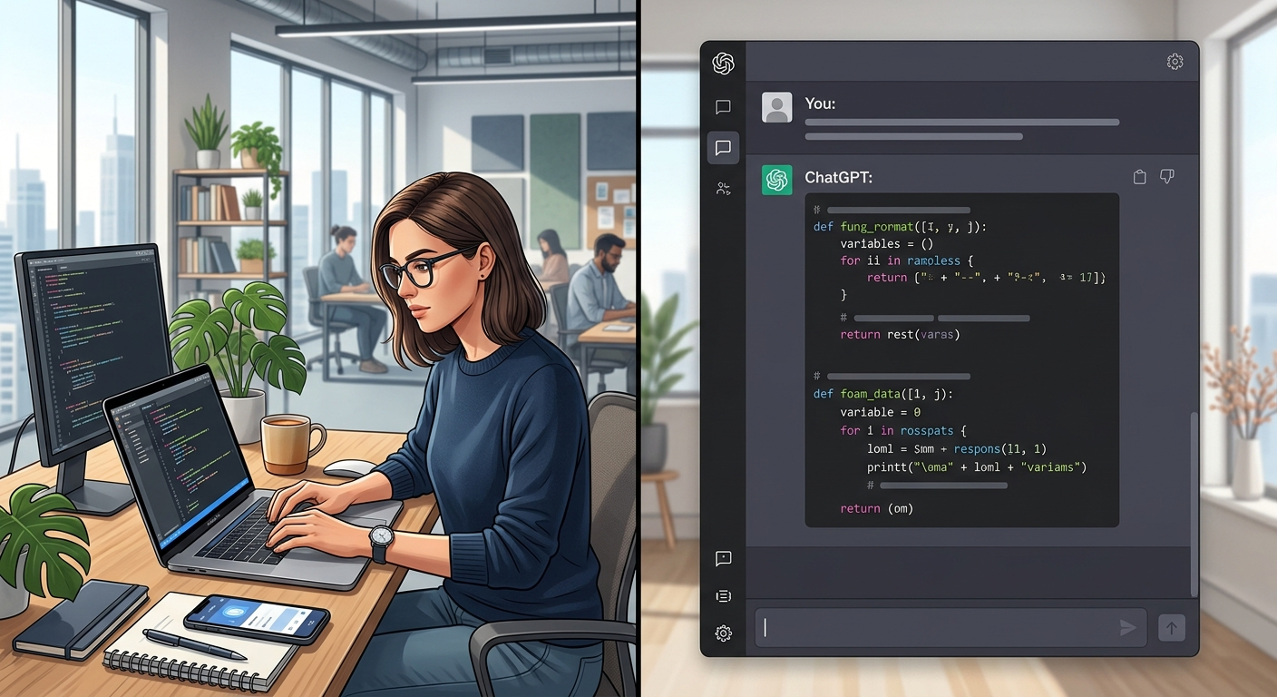 ChatGPT jako asystent programisty – narzędzie, które oszczędza czas, ale wymaga świadomego użycia