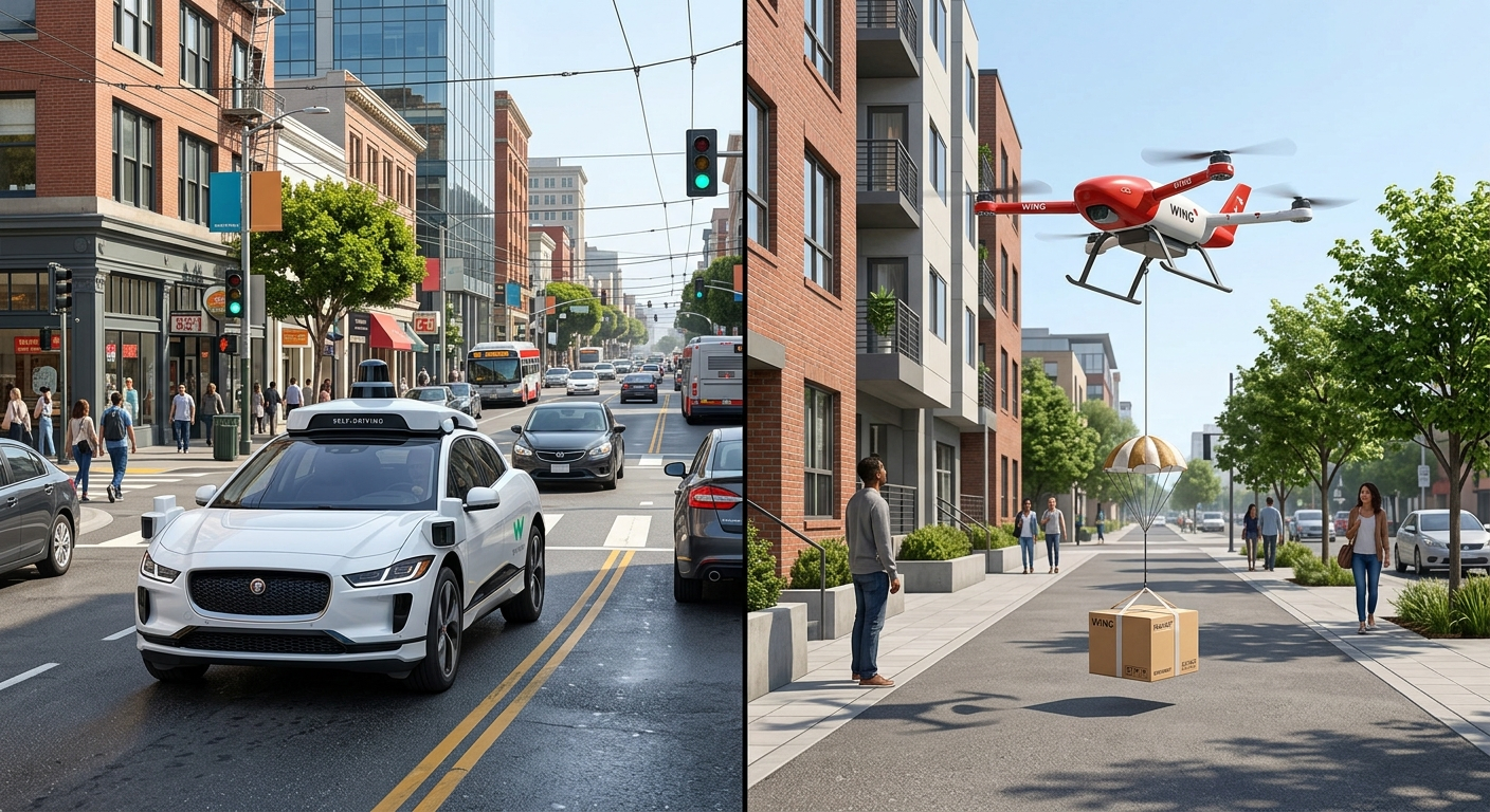 Waymo i Wing – dwa projekty, od których teraz zależy premia szefa Google