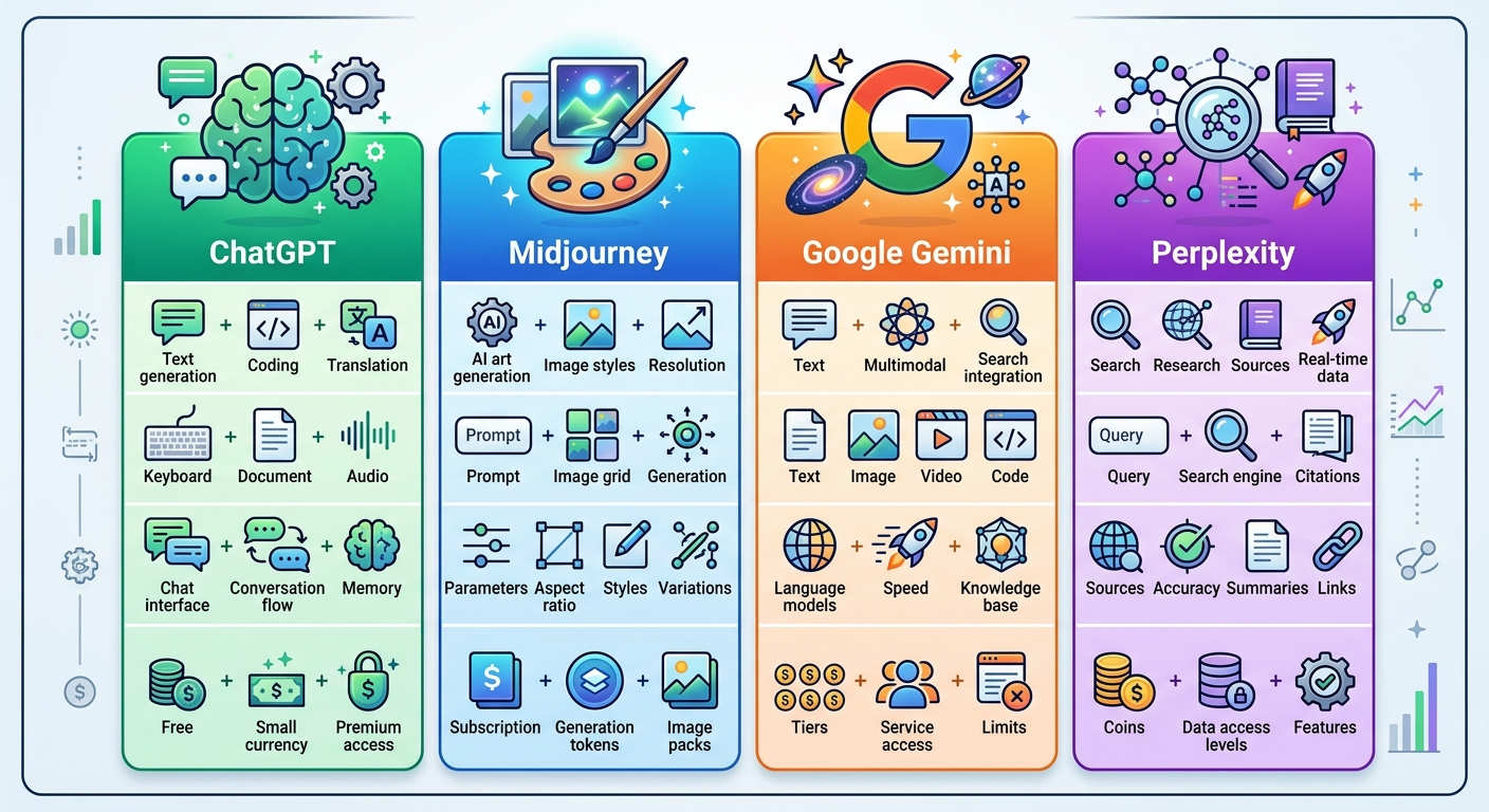 Perplexity vs. konkurencja – różne strategie, różne modele biznesowe